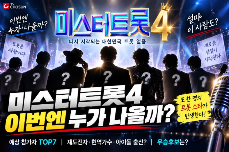 “김중연·남승민 다시 나올까?” 미스터트롯4 예상 참가자 TOP10