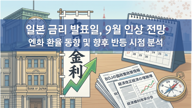 일본 금리 발표일 9월, 금리 인상 전망, 엔화 환율 전망, 엔화 계산기, 금리 엔화 영향, 일본금....