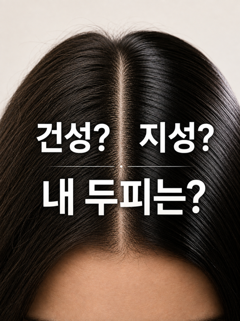 지성두피 VS 건성두피 구별하는 방법