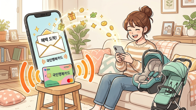 국민행복카드 바우처 잔액 조회 문자 알림 신청 총정리