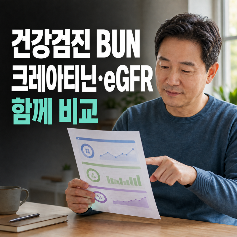 건강검진에서 BUN 수치만 높게 나온 이유는?