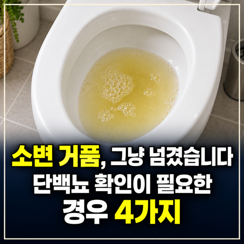 “소변에 거품이 많아도 그냥 넘겼습니다” 반복되는 거품뇨, 단백뇨 확인이 필요한 경우 4....