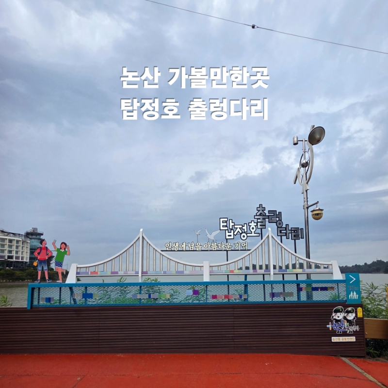 논산 탑정호 출렁다리｜논산 가볼만한곳, 호수 풍경과 함께 걷기 좋은 여행지