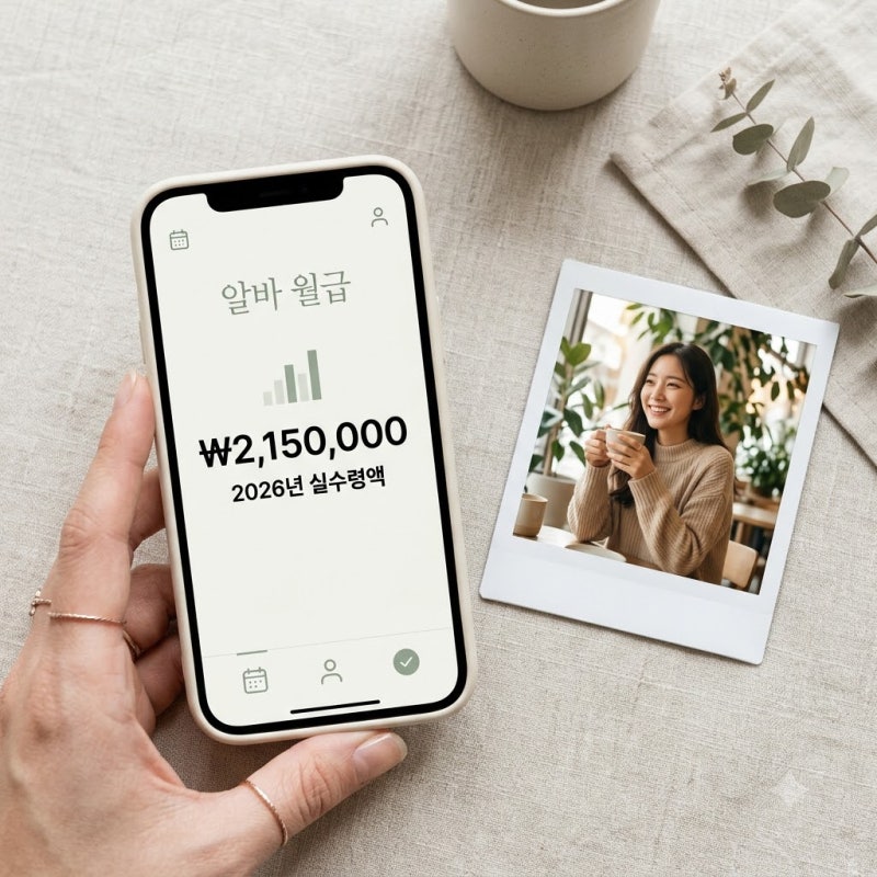 "내 월급이 이만큼?" 알바급여계산기 돌려보고 깜짝 놀란 2026년 실수령액..