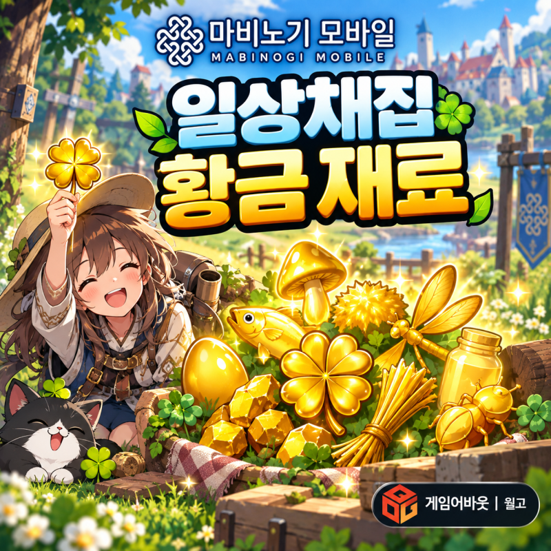 마비노기 모바일 무한채집을 위한 황금재료 획득 방법