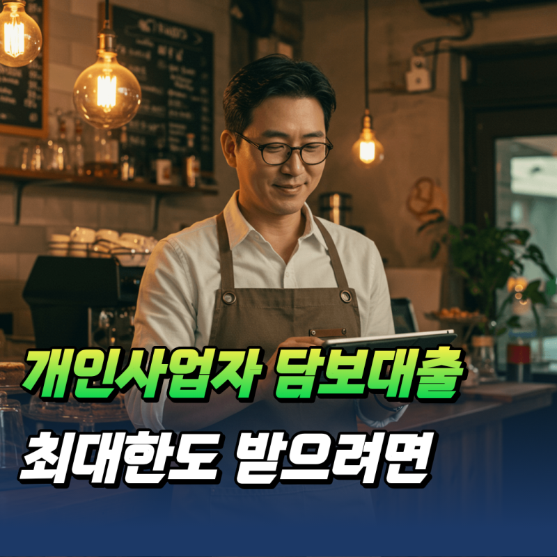 개인사업자 담보대출 아파트 주택 2금융권 최대한도 알아보기