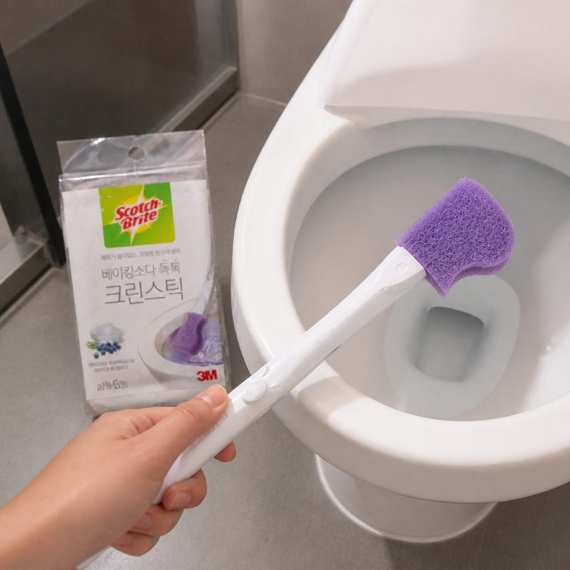 3M 스카치브라이트 변기솔 베이킹소다 크린스틱 리필 30개 욕실 청소 변기클리너 정보