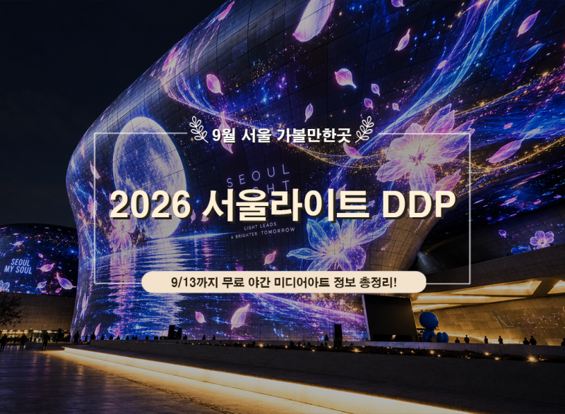 2026 서울라이트 DDP 가을 서울 가볼만한곳 야간 데이트 시간 주차 총정리