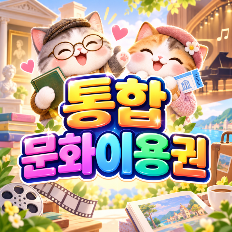 2026 통합문화이용권 최대 16만원 문화누리카드 지원 대상 신청 방법은!?