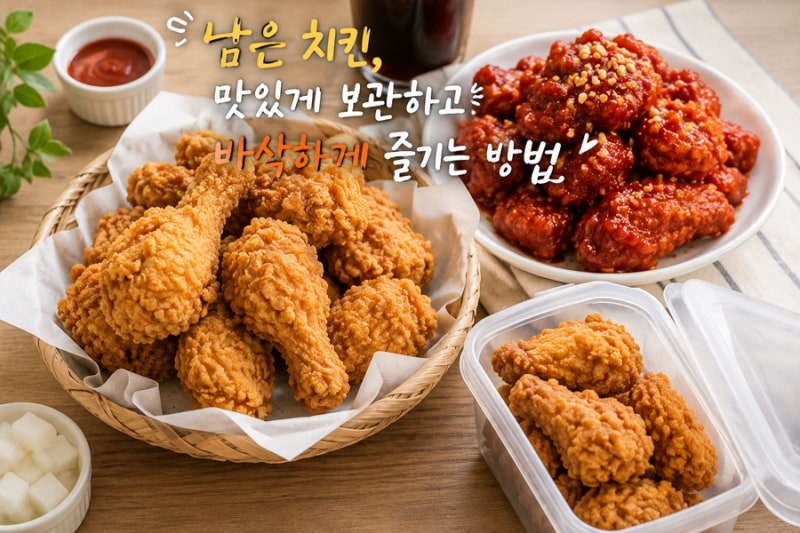 남은 치킨 보관방법