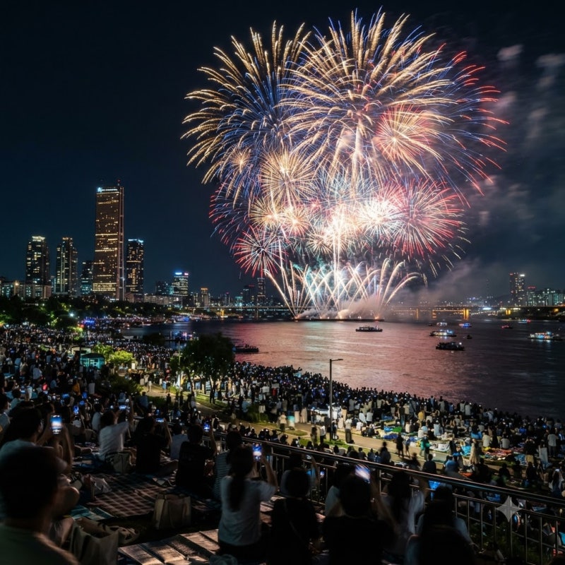 2026 서울 불꽃축제 여의도한강공원! 시간·장소·명당은?