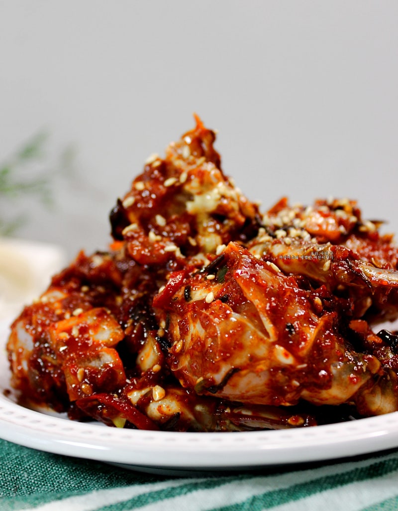 꽃게무침맛있게만드는법 냉동꽃게로 만드는 꽃게무침만능양념장
