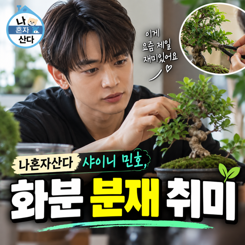SHINee's Minho's latest hobby on "I Live Alone" is potted bonsai? Should I try growing one too?