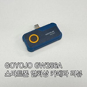 눈으로 열을 보다! 가성비 스마트폰 열화상 카메라 'GOYOJO GW256A' 사용기