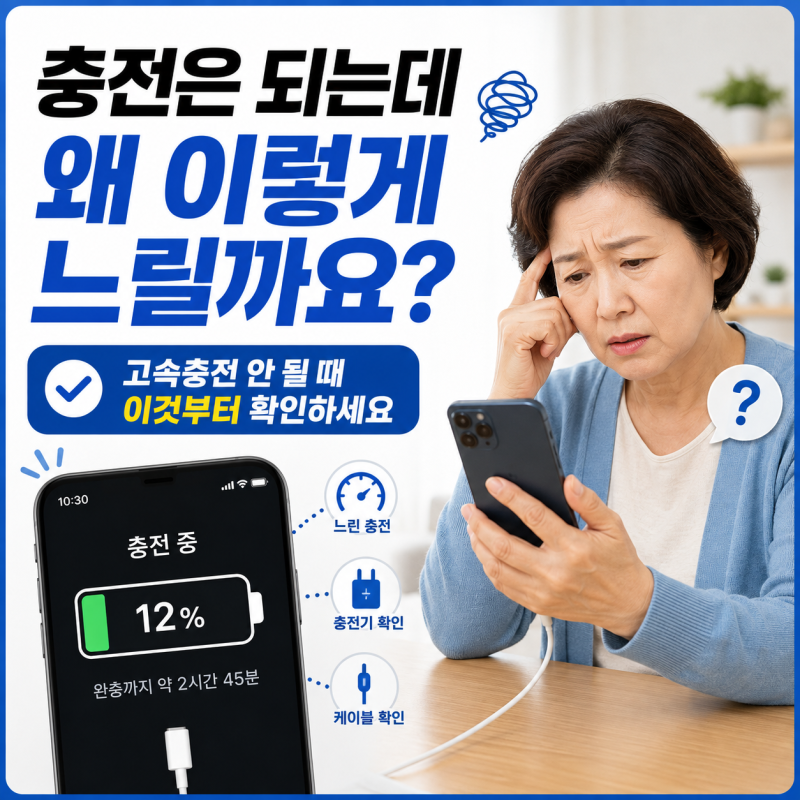 갤럭시 고속충전 안 될 때｜고속충전 설정·충전기·케이블 확인하는 법