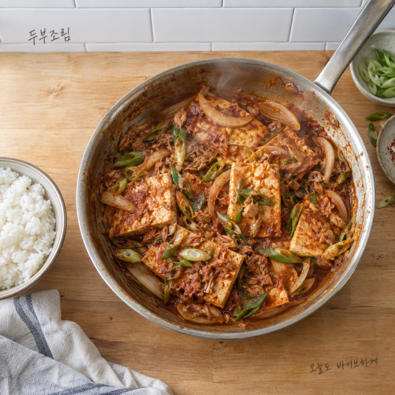 참치 두부조림 레시피, 그냥 만들면 맛없다? 비법 양념장으로 실패 없이 만드는 법