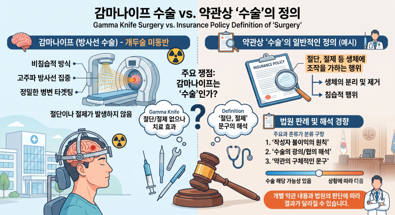 감마나이프 수술비, 머리를 열지 않아도 받을 수 있을까요?_오늘의손사 서호석손해사정사