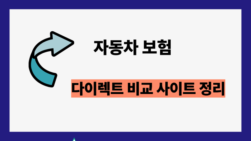 자동차 보험 다이렉트 비교 사이트 직접 이용해 보고 20만 원 아낀 후기