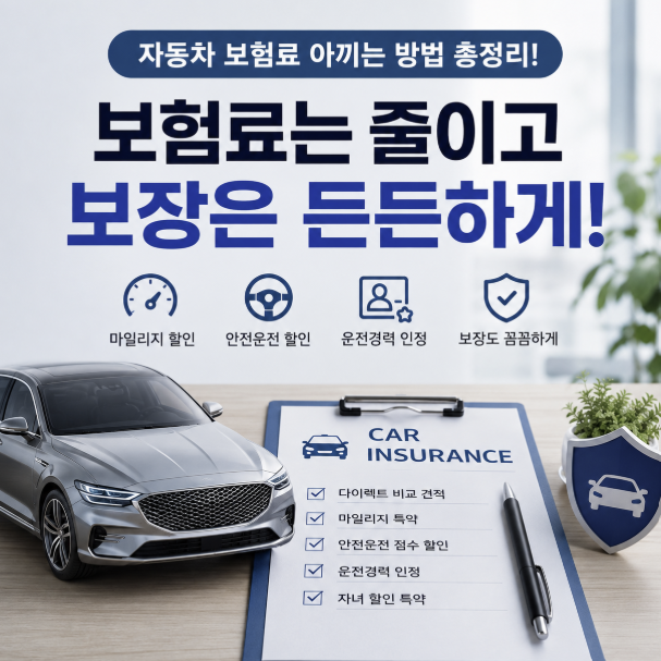 다이렉트 비교부터 마일리지·안전운전 할인까지 자동차 보험료 줄이는 방법 / 현대자동차 ....