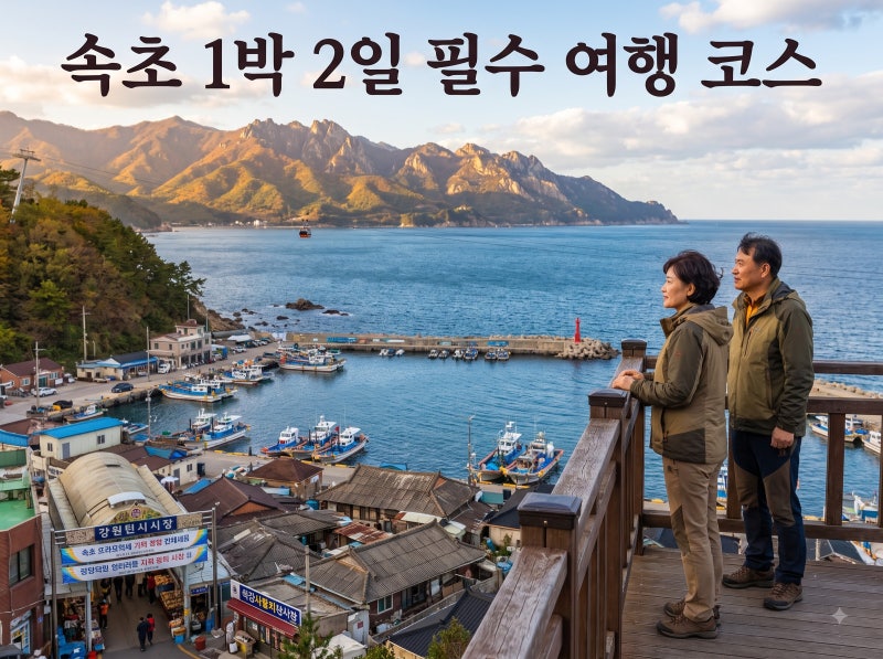 속초 1박2일 여행코스｜설악산·아바이마을·속초시장·영금정까지 한 번에