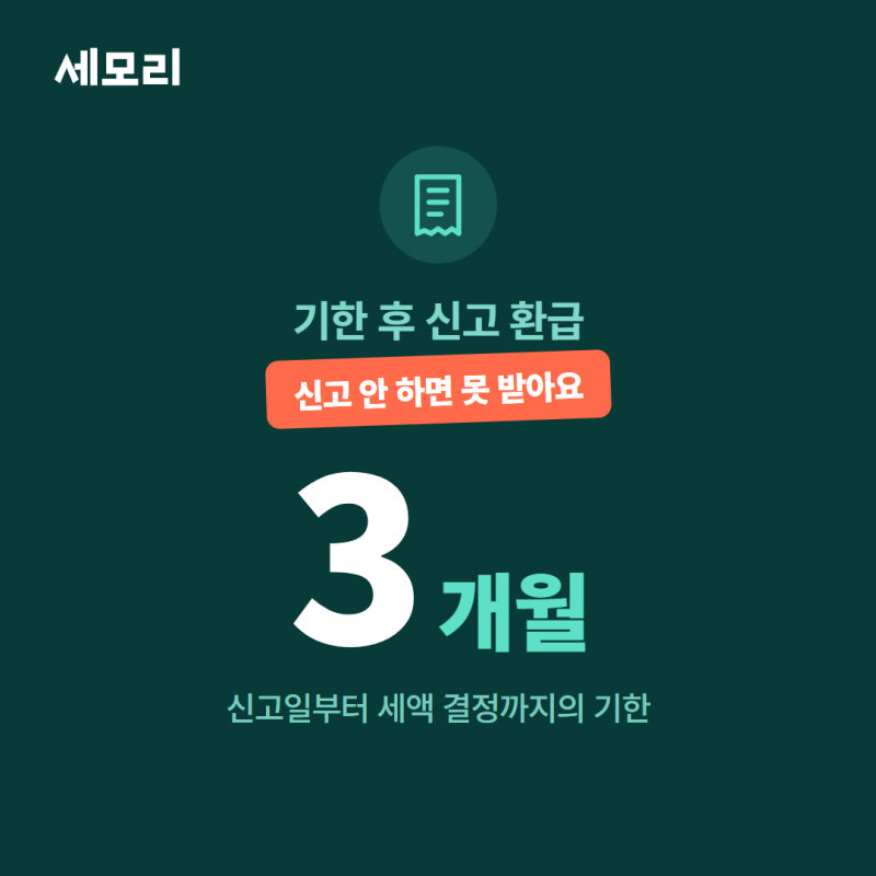 2026년 종합소득세 기한 후 신고 환급 대상과 지급 시기 (3개월·30일)