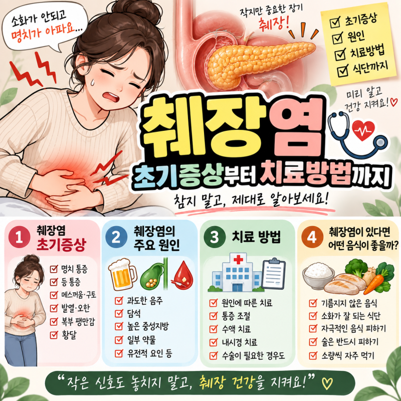 췌장염 초기증상, 췌장염의 주요 원인·치료방법 만성 췌장염은 어떻게 치료할까? 췌장염이 ....