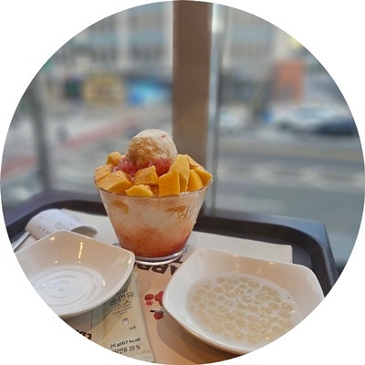 설빙 망고빙수 메뉴 가격 ft. 자망코