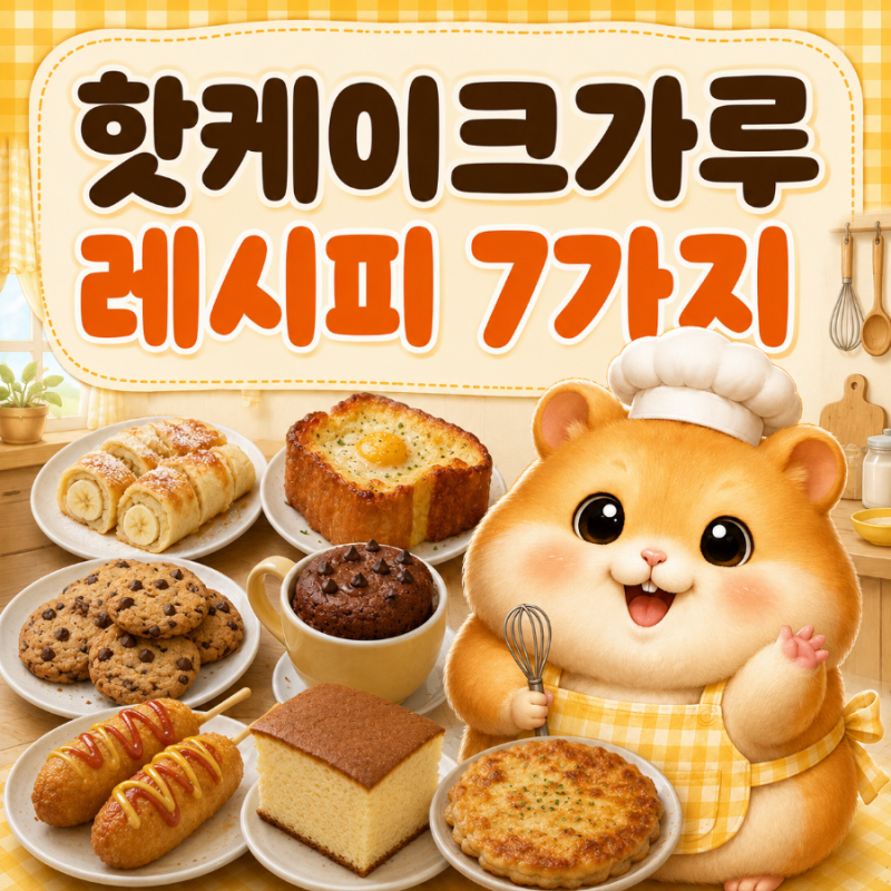 핫케이크가루 레시피 7가지, 남은 가루 활용 간단요리 총정리