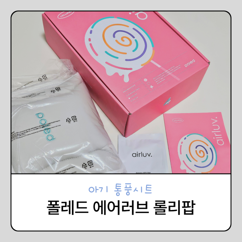아기 등 땀 때문에 산 폴레드 에어러브 롤리팝 통풍시트 여름 사용 후기 호환배터리 내돈내....