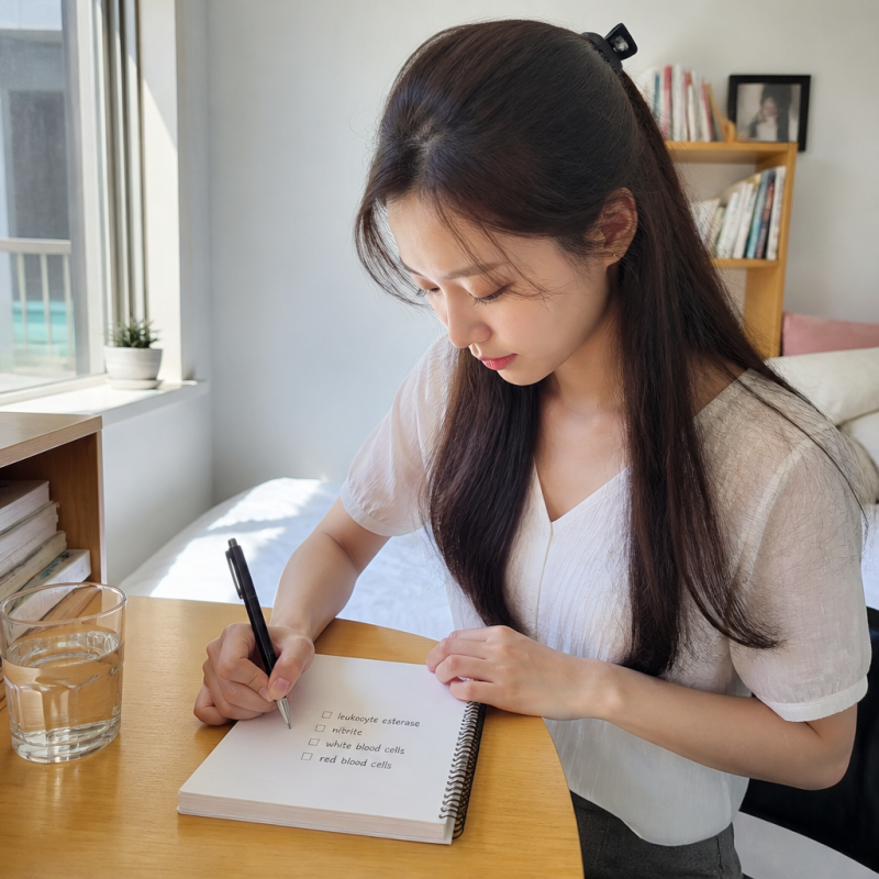 백혈구와 아질산염, 소변검사에서 읽을 네 가지 기준