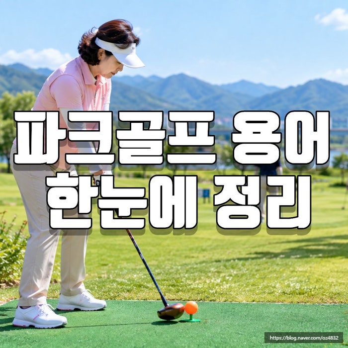 파크골프 용어 총정리, 초보자가 먼저 알아둘 말 25가지