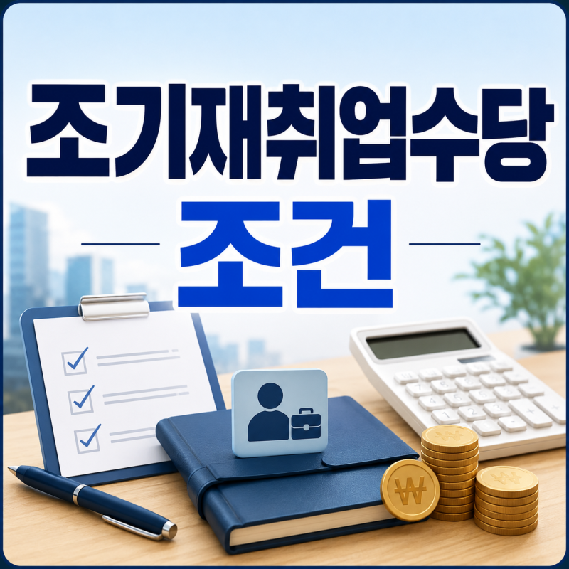 조기재취업수당 조건과 제출 서류: 고용24 온라인 신청 총정리