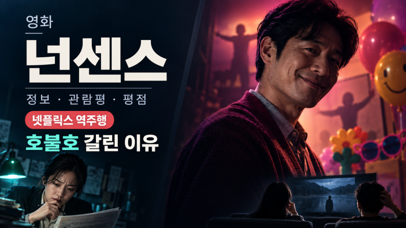 영화 넌센스 정보 관람평 평점, 넷플릭스 역주행에도 호불호 갈리는 이유