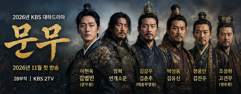 드라마 문무 등장인물 총정리｜이현욱 장혁 김강우, 몇부작·촬영지·11월 첫방송