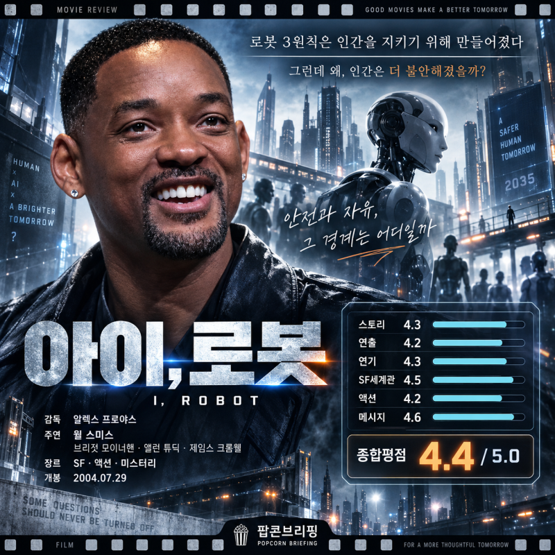[책장에서 스크린으로②] 아이, 로봇인간을 지키라고 만들었더니, 인간의 자유부터 가져가려....