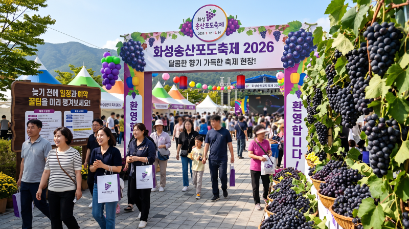 화성송산포도축제 2026 예약 포도 가격 총정리