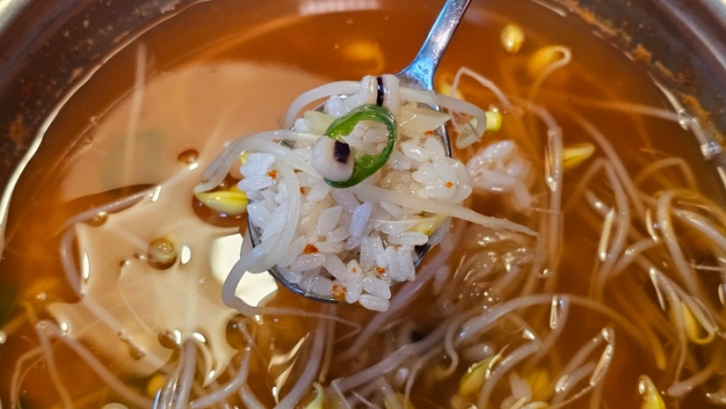 콩나물 국밥 레시피