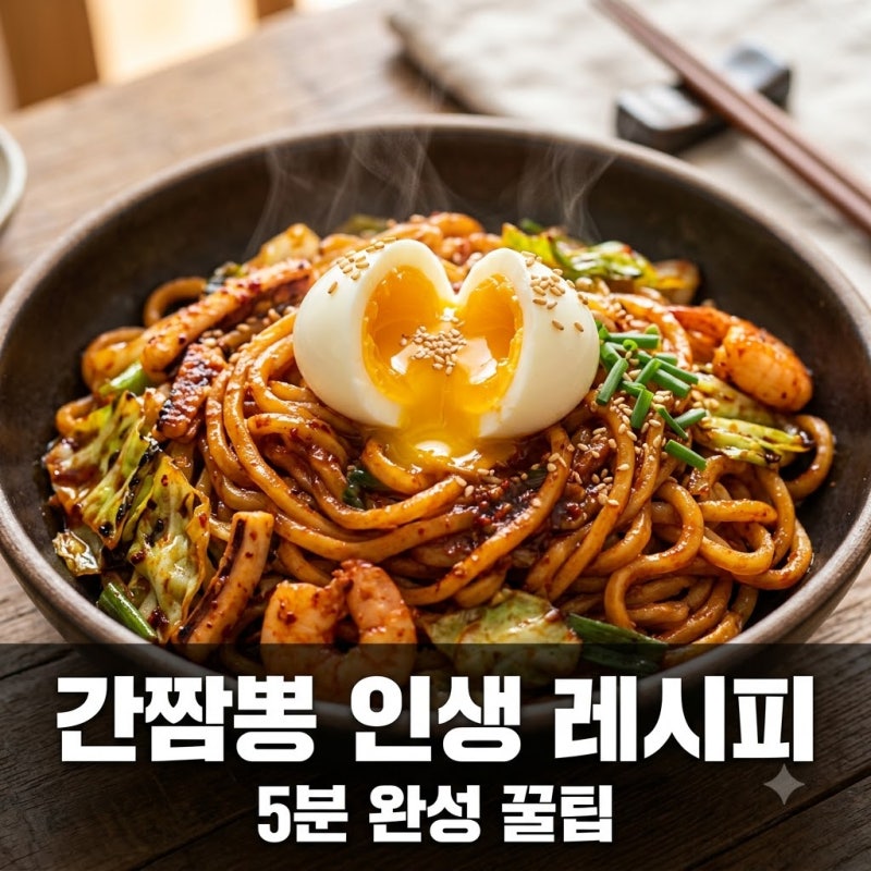 "불닭보다 맛있네?" 간짬뽕레시피에 이것 하나 넣고 5분 만에 인생 맛 찾은 사연..
