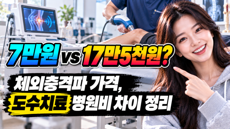 체외충격파 비용, 비급여 조회, 병원비 절약 하는 법 “정형외과 가기 전 꼭 보세요”