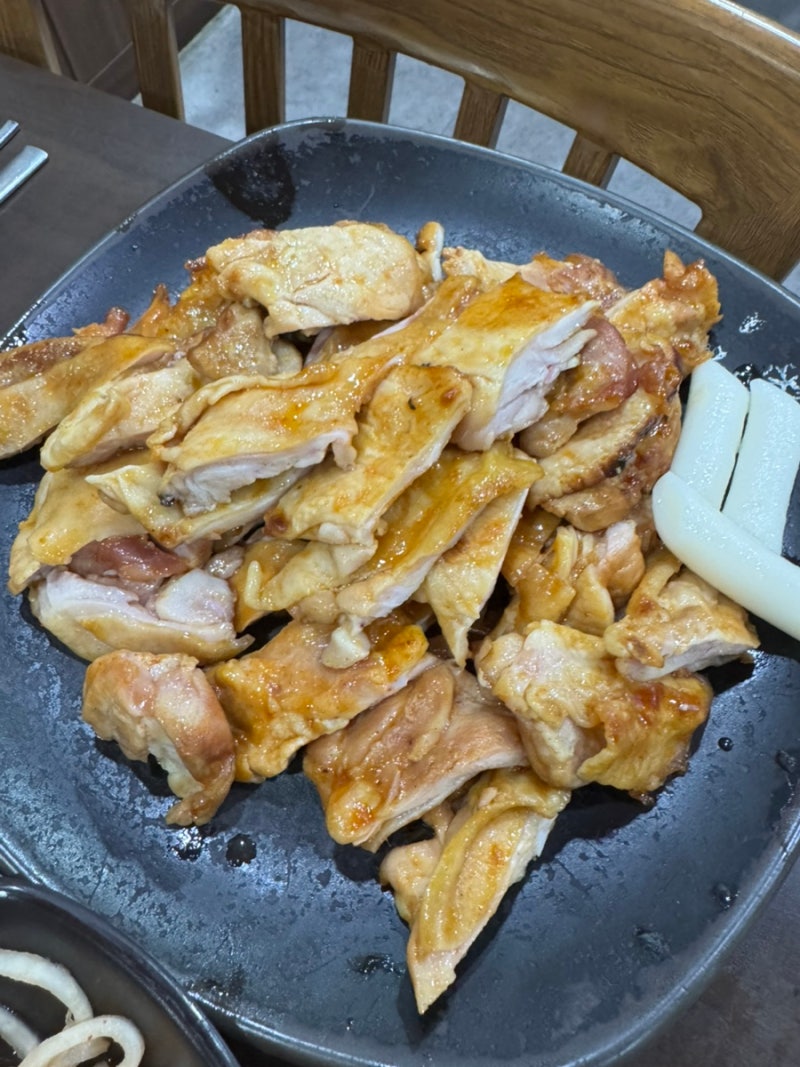 가평 유명숯불닭갈비 후기, 블루리본 맛집이지만 조금 정신없었던 식사