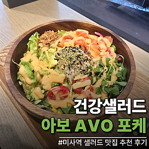 다이어트 시작하면 꼭 먹는 미사 샐러드 맛집 아보 포케 추천 후기