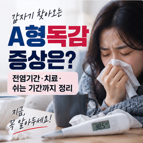 A형독감 증상은? 전염기간·치료·쉬는 기간까지 정리