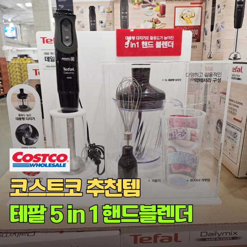 이유식부터 마늘 다지기까지 코스트코 테팔 핸드블렌더 사야하는 이유