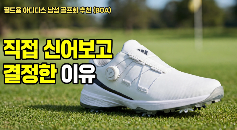 필드용 아디다스 남성 골프화 추천(보아) 직접 신어보고 결정한 이유