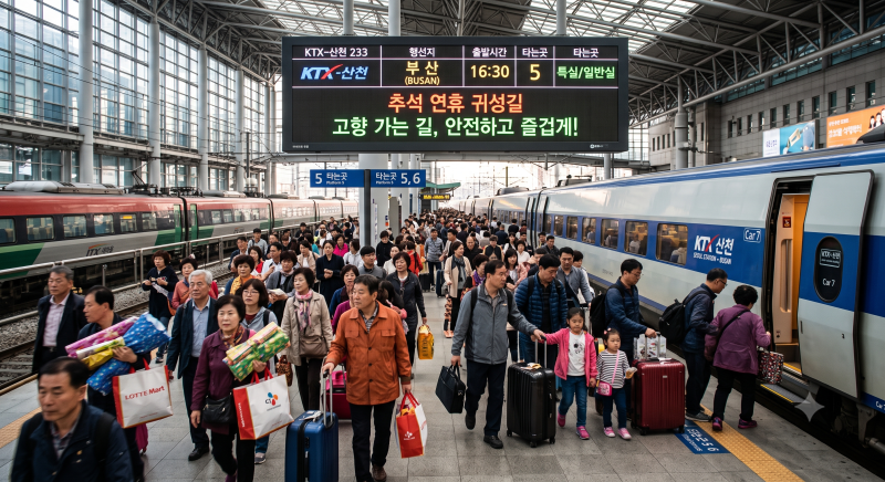 추석 기차표 예매 | 내 노선은 며칠인지, 결제는 언제까지인지