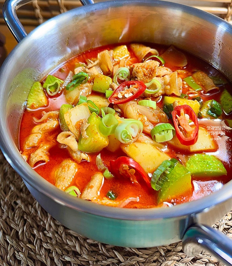 돼지고기 호박찌개 끓이는 법 애호박찌개 레시피