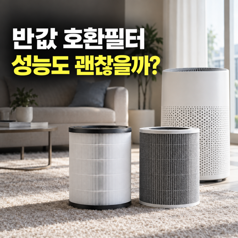 공기청정기 호환필터, 정품보다 싸면 사도 될까? 20종 성능 비교 분석