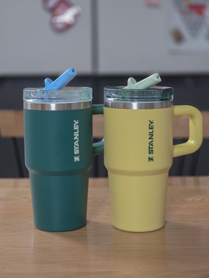 스탠리 퀜처 프로투어 플립 스트로 텀블러 591ml, 에메랄드 허니듀 & 다포딜 에메랄드 후기