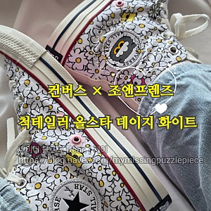 컨버스 × 조앤프렌즈 척테일러 올스타 데이지 화이트 245 내돈내산 후기