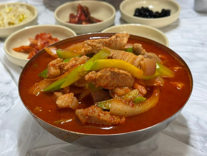 [광주맛집| 명화동] 명화식육식당: 애호박국밥(애호박찌개)